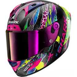 Shark Aeron Fawn Black Purple Yellow Κράνος Μηχανής Full Face 1410gr