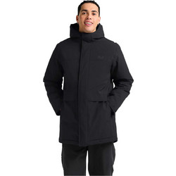 Jack Wolfskin Ανδρικό Μπουφάν Χειμωνιάτικο Παρκά Μαύρο A65022-6000