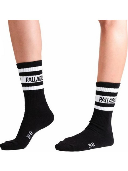 Palladium Ανδρικές Κάλτσες Ψηλές με Σχέδια Μαύρες 7381-008