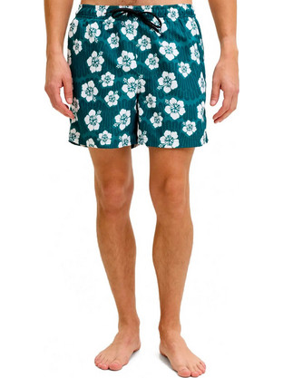 Jack & Jones JJ Rebel Ανδρικό Μαγιό Σορτς Floral Πετρόλ 12270764