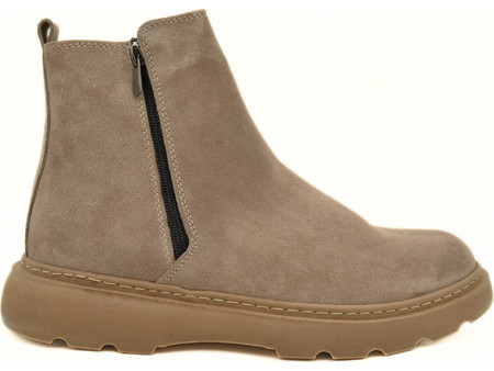 Hawkins Ανδρικά Μποτάκια Suede Μπεζ με Φερμουάρ DR81300