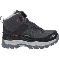 CMP Kiruna Mid Παιδικά Μποτάκια Χιονιού Μαύρα Suede 3Q56784J-45UV