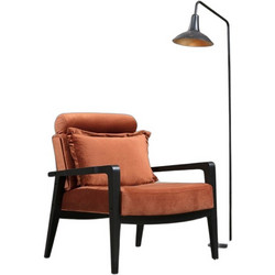 Πολυθρόνα Πορτοκαλί Wing Chair Apollo 8681875834451