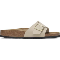 Birkenstock Catalina Δερμάτινα Γυναικεία Σανδάλια Ανατομικά Εκρού 1029245