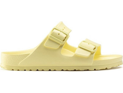 Birkenstock Arizona Γυναικείες Παντόφλες Καλοκαιρινές Ανατομικές Αντιολισθητικές Κίτρινες 1022466
