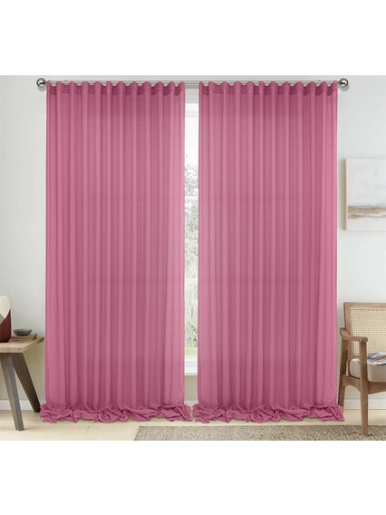 Lino Home Κουρτίνα με Τρέσα 300x295 1010 Dark Pink 8000001964