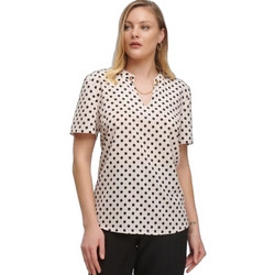 Fibes Fashion Γυναικείο Καλοκαιρινό Top Εκρού 03-7070-WHITE