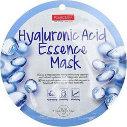 Purederm Hyaluronic Acid Essence Sheet Μάσκα Προσώπου για Αντιγήρανση & Ενυδάτωση με Υαλουρονικό 18gr