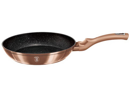 Berlinger Haus Metallic Line Rose Gold Edition Τηγάνι Αλουμινίου Αντικολλητικό Επίστρωση Πέτρας 28cm BH-1510NPR