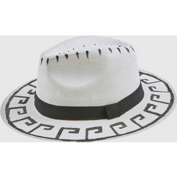 Verde Γυναικείο Καπέλο Fedora Ψάθινο Λευκό 05-0831