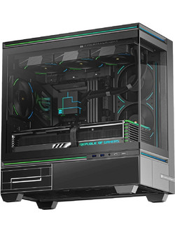 Thermalright TL-M10 with 4 Fans Black Gaming Mini Tower Κουτί Υπολογιστή RGB με Πλαϊνό Παράθυρο