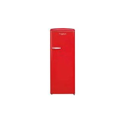 Frigelux RF218RRD Retro Μονόπορτο Ψυγείο 218lt Υ144xΠ55xΒ57.5cm Κόκκινο