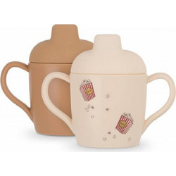 Konges Slojd Εκπαιδευτικά Ποτήρια Pop Corn 150ml 2τμχ