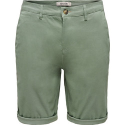 Only & Sons Ανδρική Βερμούδα Υφασμάτινη Χακί 22036442