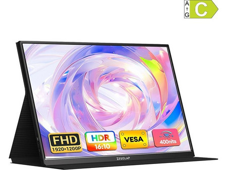 ZEUSLAP P16 IPS HDR Φορητό Monitor 16" 1920x1200 FHD 60Hz 3ms