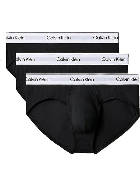 Calvin Klein Ανδρικά Σλιπ Βαμβακερά Μαύρα 3Pack 0000NB3962A-UB1