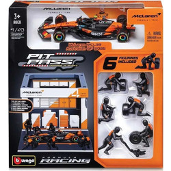 Bburago Formula Racing Pit Pass Mclaren MCL39 Australian GP 2025 Lando Norris
