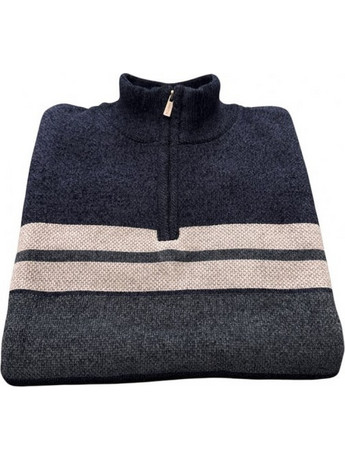Forestal Ανδρικό Πουλόβερ με Φερμουάρ Navy Μπλε 330-576.65