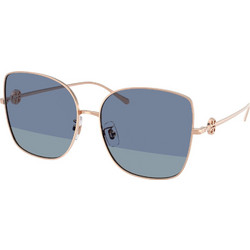 Tory Burch TY6106D 33584U Γυναικεία Γυαλιά Ηλίου Πεταλούδα Μεταλλικά Χρυσά με Μαύρο Φακό