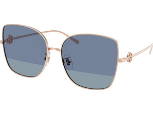 Tory Burch TY6106D 33584U Γυναικεία Γυαλιά Ηλίου Πεταλούδα Μεταλλικά Χρυσά με Μαύρο Φακό