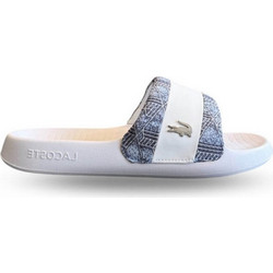 Lacoste Ανδρικές Παντόφλες Καλοκαιρινές Λευκές 51CMA0028-080