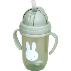 Miffy Παγούρι με Χερούλια + Καλαμάκι Koko Green 260ml