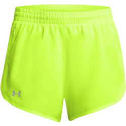 Under Armour Fly By Αθλητικό Γυναικείο Σορτς Ψηλόμεσο Lime 1382438-712