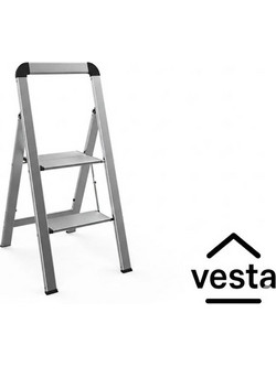 Vesta LJA1102 Σκαλοσκαμπό Αλουμινίου Με 2 Σκαλοπάτια