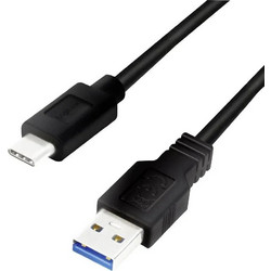 LogiLink CU0169 USB-A to USB-C 15W 1.5m Black