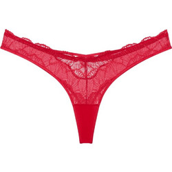 Triumph Palina Moonlight Kiss Γυναικείο String με Δαντέλα Κόκκινο 10224827