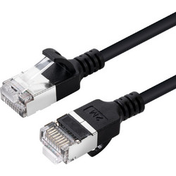 Microconnect U/UTP Cat.6a Καλώδιο Δικτύου Ethernet 10m Black V-FTP6A10S-SLIM