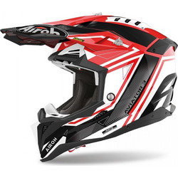 Airoh Aviator 3 League Gloss Red Κράνος Μηχανής Motocross 1270gr