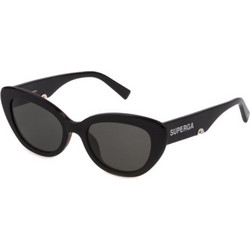 Sting ST458-0700 Γυναικεία Γυαλιά Ηλίου Cat Eye Κοκάλινα Μαύρα με Μαύρο Φακό