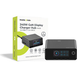Mobile Origin PW39 Βάση Φόρτισης με 2 Θύρες USB-A & 4 Θύρες USB-C 240W Quick Charge 3.0 & Power Delivery