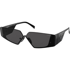 Prada PR58ZS 1AB06L Γυναικεία Γυαλιά Ηλίου Πολυγωνικά Μεταλλικά Μαύρα με Μαύρο Φακό