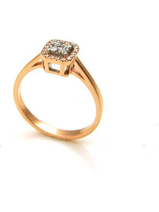DiamondJools Γυναικείο Δαχτυλίδι από Xρυσό 18K με Διαμάντι EM1181369502
