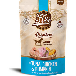 FISI Premium Adult Grain Free with Tuna, Chicken & Pumpkin 3x130gr