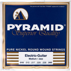 Pyramid Σετ 6 Χορδές Ηλεκτρικής Κιθάρας Pure Nickel 10-48" Medium Tension