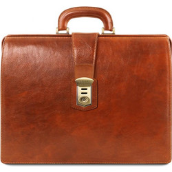 Tuscany Leather Canova Ιατρική Τσάντα Δερμάτινη Μελί TL141826