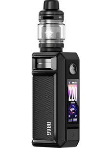 VooPoo Drag 6 Black Ηλεκτρονικό Τσιγάρο Mod Kit 5ml με Ενσωματωμένη Μπαταρία