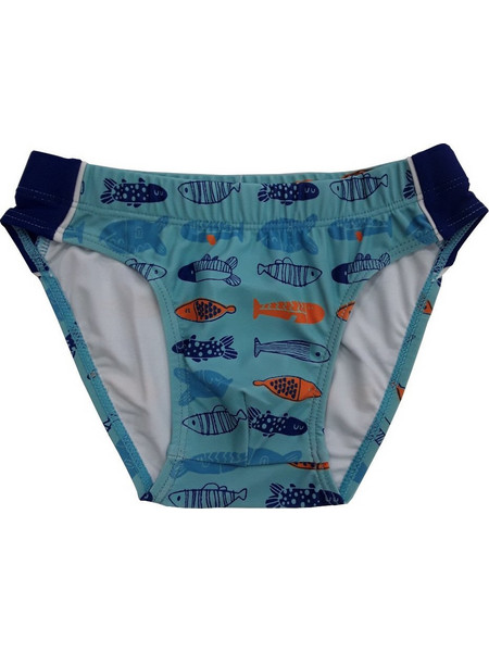 E-plus Slip Fishes Boy Παιδικό Μαγιό Σλιπ για Αγόρι Πετρόλ 808-0149