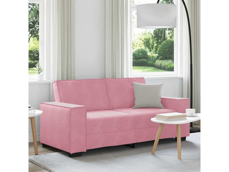 vidaXL Διθέσιος Καναπές Βελούδινος Ροζ 180x78x84cm 4105023