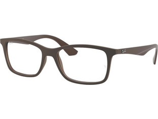 Ray-Ban RX7047 545154 Ανδρικά Γυαλιά Προστασίας Οθόνης Κοκάλινα Καφέ