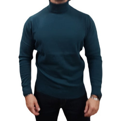 Rebase Ανδρικό Πουλόβερ Ζιβάγκο Πετρόλ 242RKNIT-8001