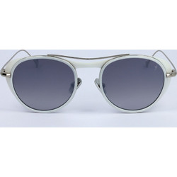 Eyepetizer MARLONC.L-1-17F50 Ανδρικά Γυαλιά Ηλίου Aviator Μεταλλικά Ασημί με Μαύρο Φακό