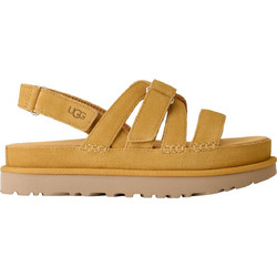 UGG Goldenstar Gleam Γυναικεία Σανδάλια Suede Κίτρινα 1175122-WTFL