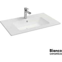 Bianco Flat Ένθετος Νιπτήρας Μπάνιου Πορσελάνης Λευκός 508-36080-300