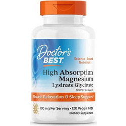 Doctor's Best High Absorption Magnesium 120 Κάψουλες
