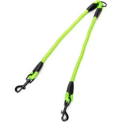 Nobleza Λουρί Σκύλου Διπλό 0.4m x 14mm Lime