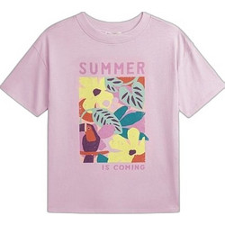 Dpam Summer Awaits Παιδικό T-Shirt Κοντομάνικο Ροζ ZAJOTI6